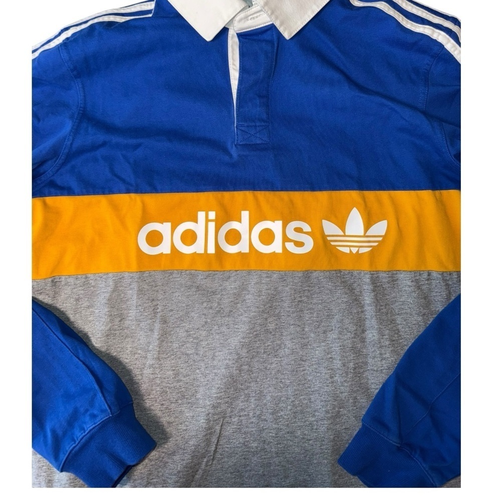 Adidas Rugby Striped Top Blokecore - Picture 3 of 12